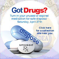 National Prescription Drug Take-Back Day Is April 27
