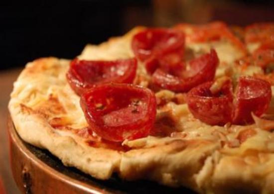 pizza with chorizo