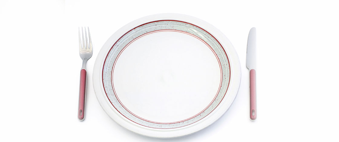 plate and silverware