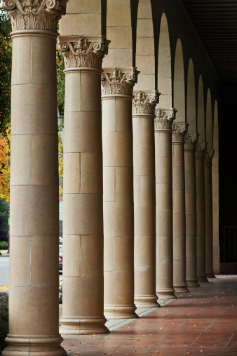 pillars of a court house