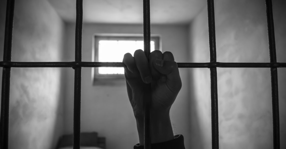 hand of a prisoner