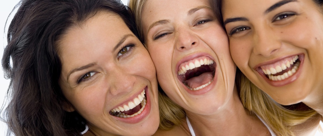 Three Smiling women