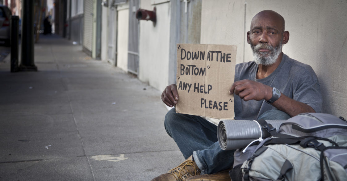 homeless person